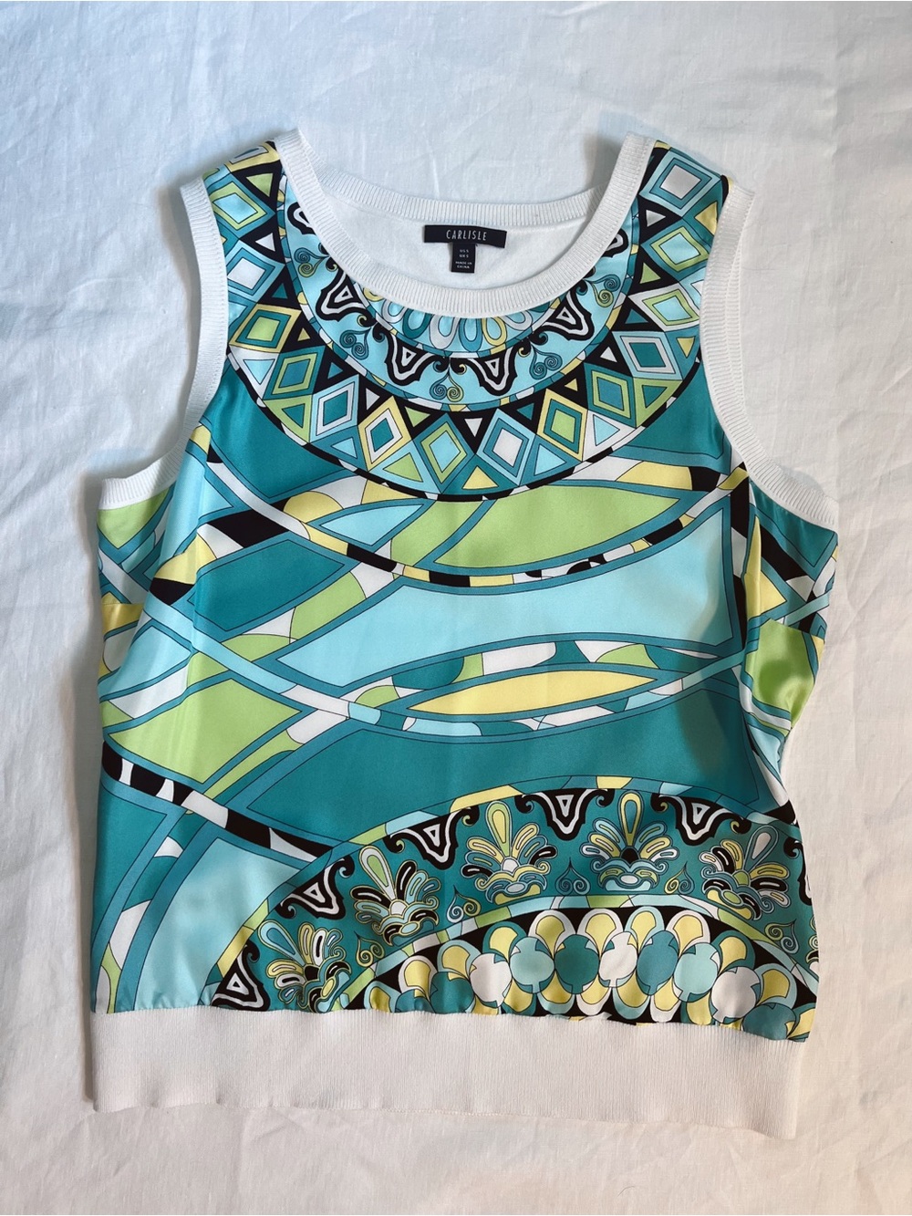 Carlisle Silk Sleeveless Blouse